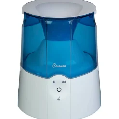 Crane Humidifers>0.5 Gallon Warm Mist Humidifier - Blue/White
