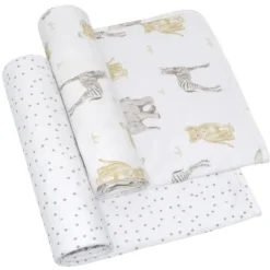 Living Textiles Swaddles>2 Pack Jersey Swaddle