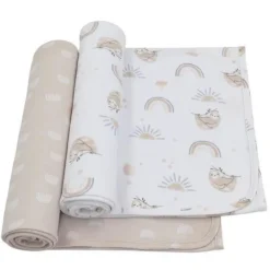 Living Textiles Swaddles>2 Pack Jersey Swaddle