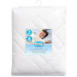 Simmons Mattresses|Mattresses>2 Pack Microfiber Crib Mattress Protectors