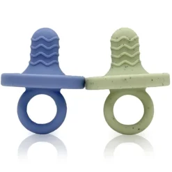 Kushies Pacifiers|Silicone Teethers>2 Pack Silicone Teethers