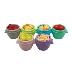 Melii Baby On-The-Go Feeding>100% Silicone Snap & Go Pods