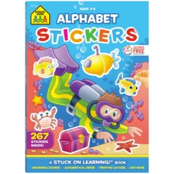 School Zone Books>Alphabet Stickers Workbook