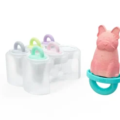 Melii Baby Food Prep & Storage>Animal Ice Pops with Tray - 6 Pack