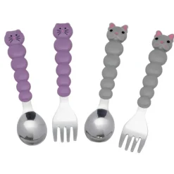Melii Baby Tableware>Animal Utensil Set