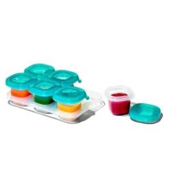 Oxo Tot Food Prep & Storage>Baby Blocks Silicone Freezer Storage Containers