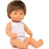 Miniland Dolls>Baby Doll Caucasian Boy with Down Syndrome - 15"