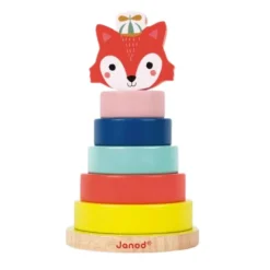 Janod Sensory Toys>Baby Forest Fox Stacker