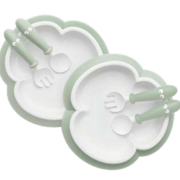 BabyBjorn Tableware>Baby Plate, Spoon and Fork - 2 sets