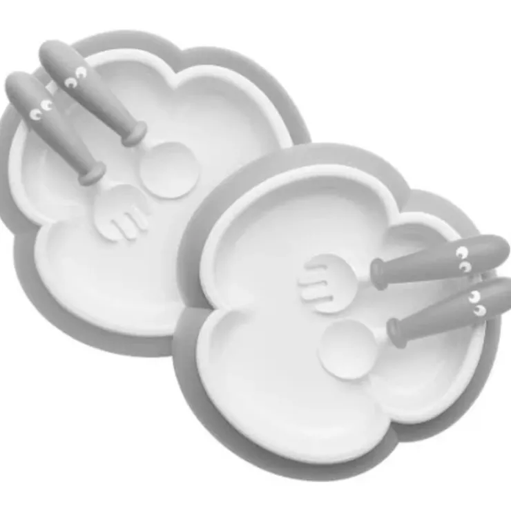 BabyBjorn Tableware>Baby Plate, Spoon and Fork - 2 sets