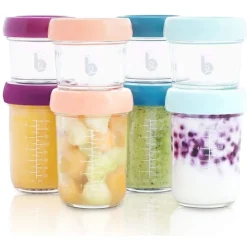 Babymoov On-The-Go Feeding>Babybols Glass Food Storage Containers