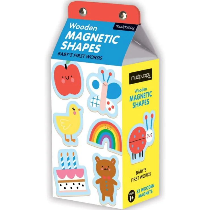 Raincoast Books Games & Puzzles>Baby's First Words Wooden Magnetic Shapes