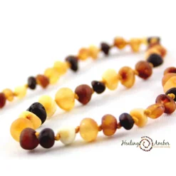 Healing Amber Teething Necklaces>Baltic Amber Teething Bracelets - 5.5 inches