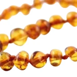 Healing Amber Teething Necklaces>Baltic Amber Teething Necklace - 11 inch