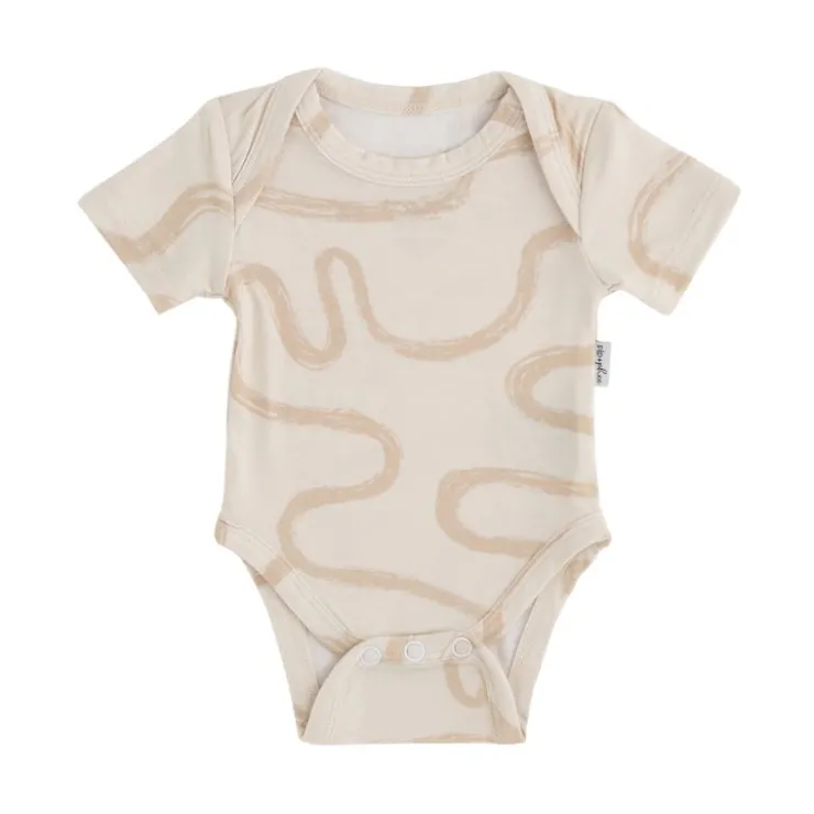 Pip + Phee Onesies>Bamboo Short Sleeve Bodysuits - Prints