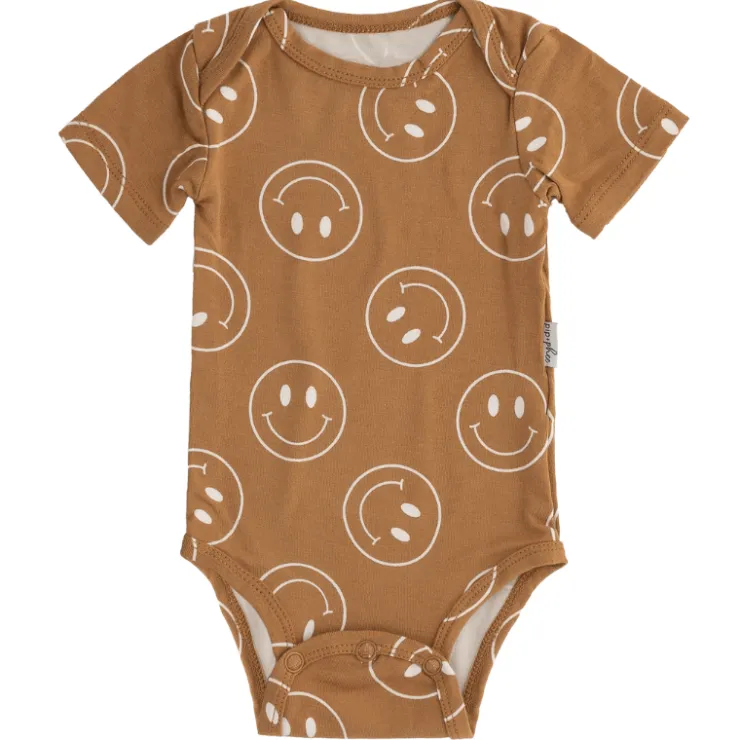 Pip + Phee Onesies>Bamboo Short Sleeve Bodysuits - Prints