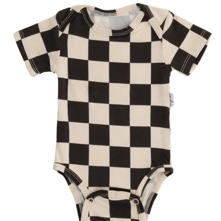 Pip + Phee Onesies>Bamboo Short Sleeve Bodysuits - Prints