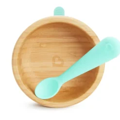 Munchkin Tableware>Bambou Suction Bowl & Spoon Set