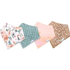 Copper Pearl Bibs & Burp Cloths>Bandana Drool Bibs - 4 Pack