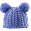 Bedford Road Hats>Beanie With Poms - Blue