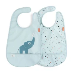 Done by Deer Bibs & Burp Cloths>Bib with Velcro - 2 Pack