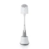 Oxo Tot Bottle Feeding>Bottle Brush with Nipple Cleaner and Stand - Grey
