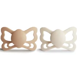 Frigg Pacifiers>Butterfly Anatomical Silicone Pacifier 6-18 Months - 2 Pack