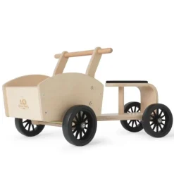 Kinderfeets Ride-On Toys>Cargo Bike - Natural