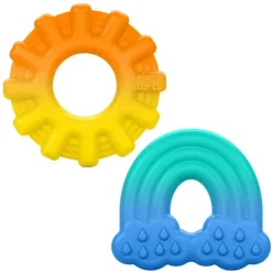 Bright Starts Silicone Teethers>Chance of Smiles Silicone Teethers