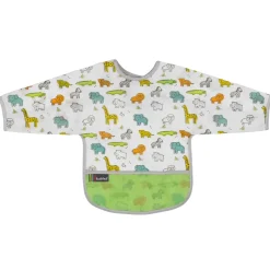Kushies Bibs & Burp Cloths>Clean Bib with Sleeves- 2-4 Yr