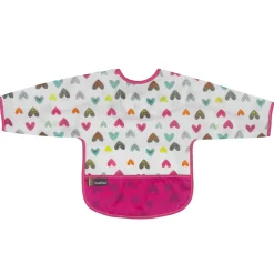 Kushies Bibs & Burp Cloths>Cleanbib Waterproof Bib With Sleeves