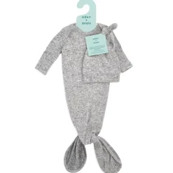 Aden & Anais Sleepers>Comfort Knit Gown + Hat Set
