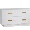 Natart Juvenile Dressers>Como 8-Drawer Double Dresser - 52"