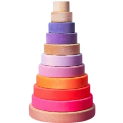 Grimm's Building Toys>Conical Tower - Stacking Toys