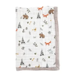 Little Unicorn Bedding>Cotton Muslin Baby Quilt