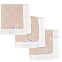 Little Unicorn Security Blankets>Cotton Muslin Security Blanket 3 Pack