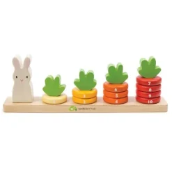 TenderLeaf Sensory Toys>Counting Carrots Stacking Game