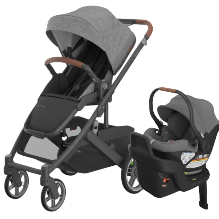 UPPAbaby Full Size Strollers|Travel Systems>Cruz V3 Stroller + Aria Infant Car Seat Travel System