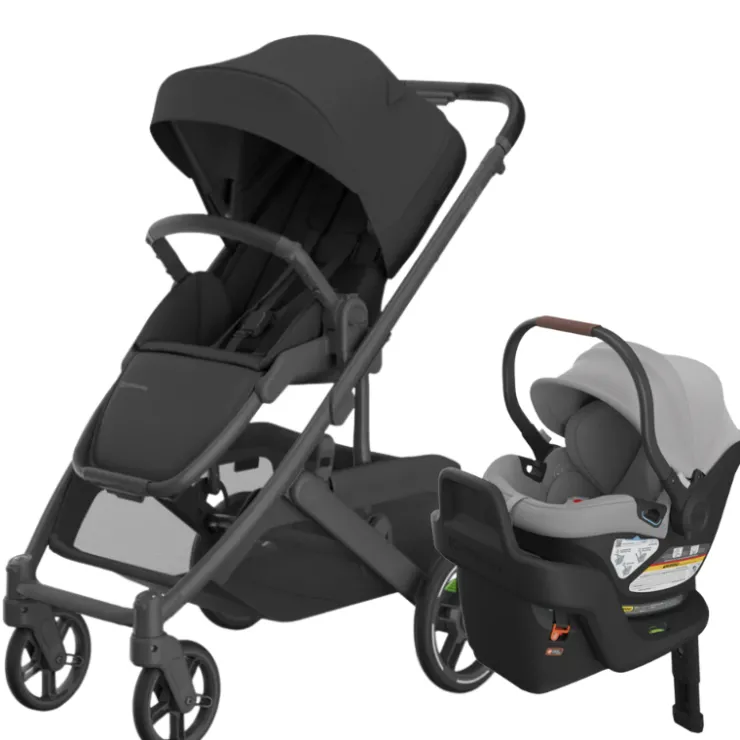 UPPAbaby Full Size Strollers|Travel Systems>Cruz V3 Stroller + Aria Infant Car Seat Travel System