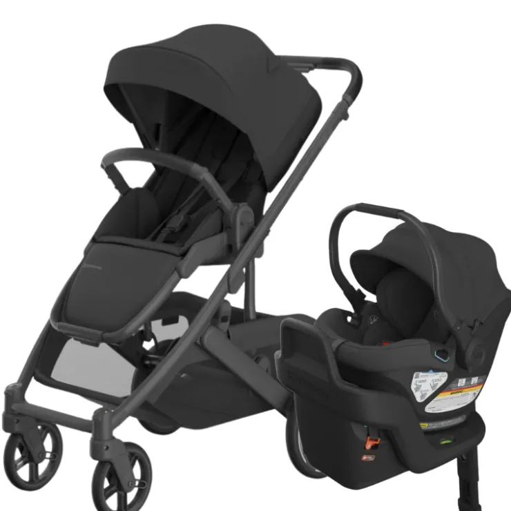 UPPAbaby Full Size Strollers|Travel Systems>Cruz V3 Stroller + Aria Infant Car Seat Travel System