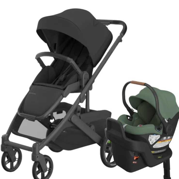UPPAbaby Full Size Strollers|Travel Systems>Cruz V3 Stroller + Aria Infant Car Seat Travel System