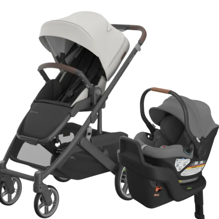 UPPAbaby Full Size Strollers|Travel Systems>Cruz V3 Stroller + Aria Infant Car Seat Travel System