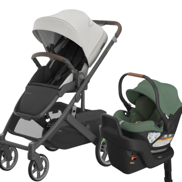 UPPAbaby Full Size Strollers|Travel Systems>Cruz V3 Stroller + Aria Infant Car Seat Travel System