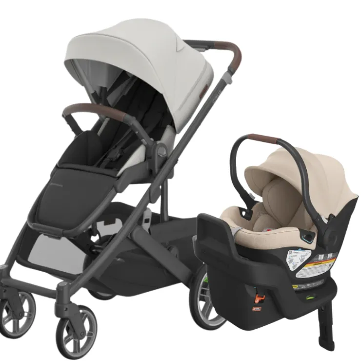 UPPAbaby Full Size Strollers|Travel Systems>Cruz V3 Stroller + Aria Infant Car Seat Travel System