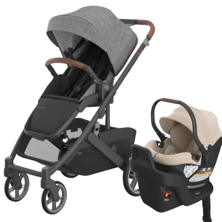 UPPAbaby Full Size Strollers|Travel Systems>Cruz V3 Stroller + Aria Infant Car Seat Travel System