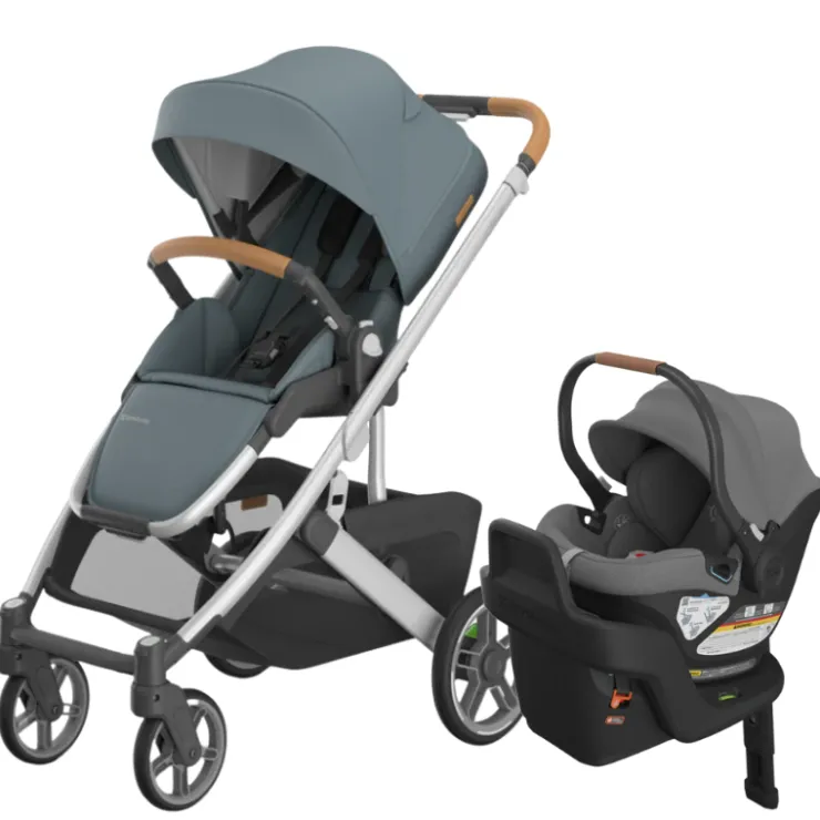 UPPAbaby Full Size Strollers|Travel Systems>Cruz V3 Stroller + Aria Infant Car Seat Travel System
