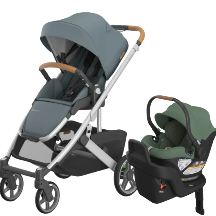 UPPAbaby Full Size Strollers|Travel Systems>Cruz V3 Stroller + Aria Infant Car Seat Travel System