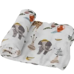 Little Unicorn Swaddles>Deluxe Muslin Swaddles - Single