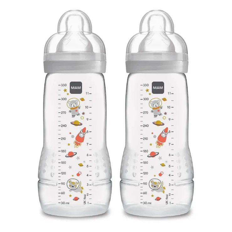 MAM Bottle Feeding>Easy Active Bottle 4+ Month - 11 oz - 2 Pack