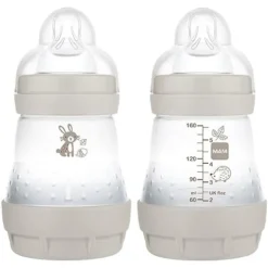 MAM Bottle Feeding>Easy Start Anti-Colic Matte Bottle 5 Oz - 2 Pack